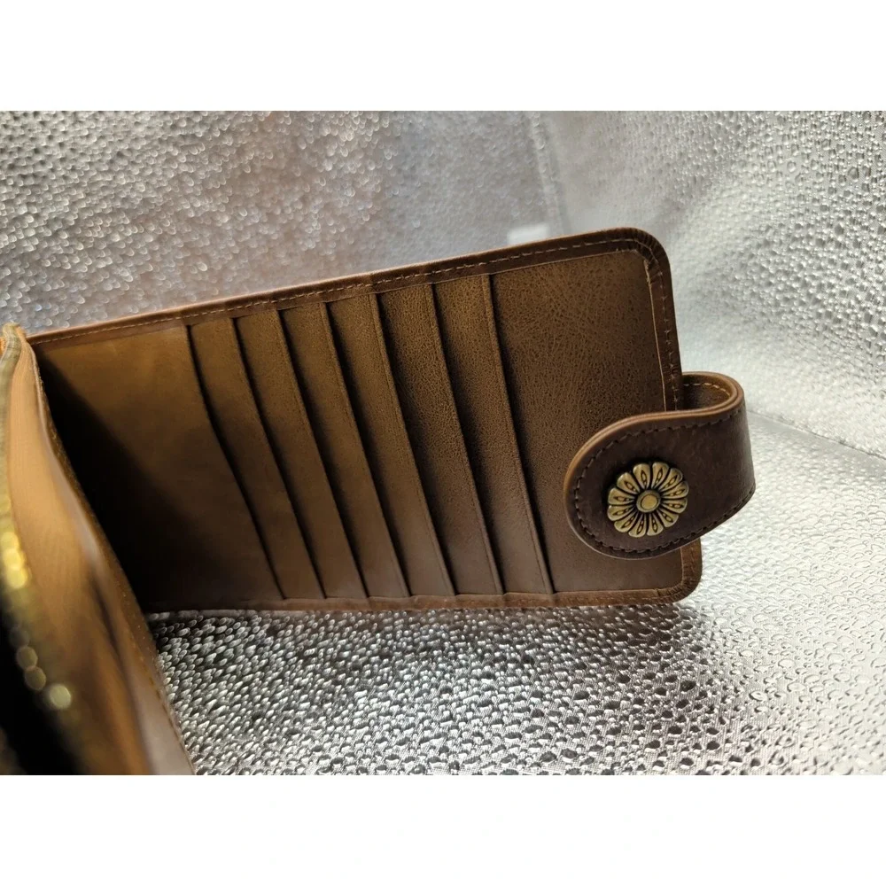 Wallet Women Genuine Leather RFID Blocking Wallets Bifold Credit‎ Card Holder